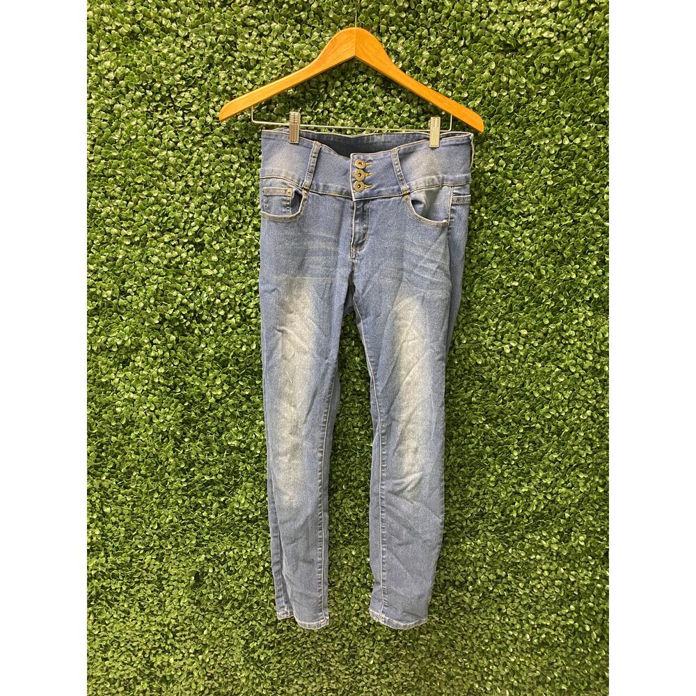 Mid Rise jeans with distressing  Size 11 - Picture 2 of 7